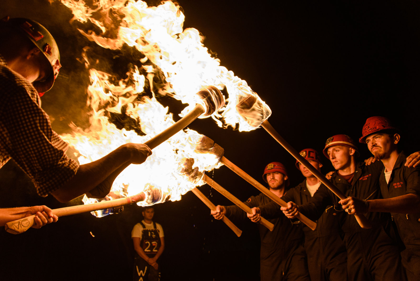 Student Bonfire burns